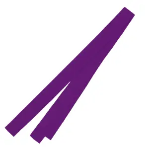 ロングカラーたすき 紫
